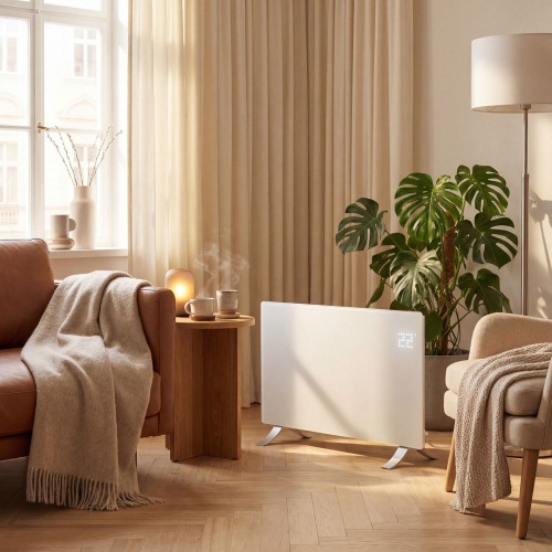 Конвектор электрический OptiPrime-2000, Wi-Fi, тачскрин, цифровой термостат, 2000 Вт Denzel по ценам производителя в Санкт-Петербурге с доставкой по всей России