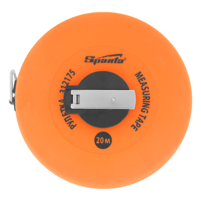 Рулетка геодезическая, 20 м х 12,5 мм, лента ПВХ, закрытый круглый корпус Sparta по ценам производителя в Санкт-Петербурге с доставкой по всей России