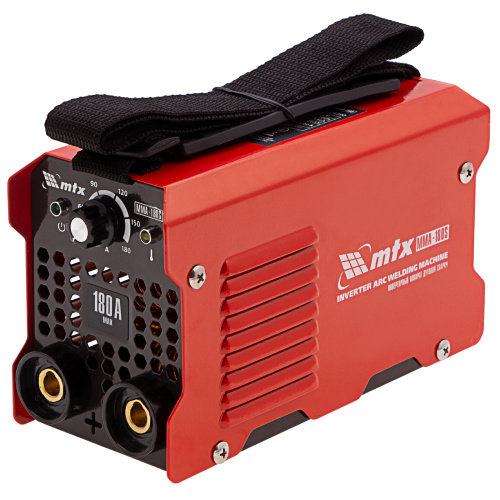 Инверторный аппарат дуговой сварки MMA-180S, 180 А, ПВ60%, диаметр электрода 1,6-4 мм MTX по ценам производителя в Санкт-Петербурге с доставкой по всей России