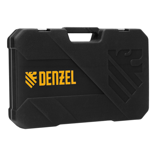 Набор инструментов, 1/2", 1/4", CrV, S2, пластиковый кейс, 100 предметов Denzel по ценам производителя в Санкт-Петербурге с доставкой по всей России