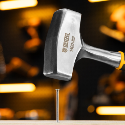 Кувалда 1,5 кг, цельнометаллическая, двухкомпонентная рукоятка Denzel купить в Москве с доставкой по всей России | ProtosMarket.ru