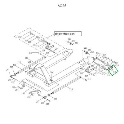 Соединительная пластина подвильных роликов AC30 купить в Москве с доставкой по всей России | ProtosMarket.ru