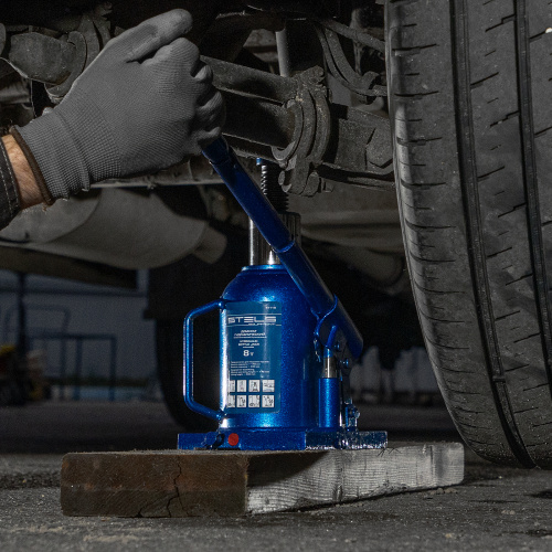 Домкрат гидравлический бутылочный телескопический, 8 т, H подъема 170-430 мм Stels по ценам производителя в Санкт-Петербурге с доставкой по всей России