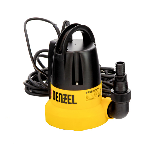 Дренажный насос DP500E, 500 Вт, подъем 7 м, 7000 л/ч Denzel по ценам производителя в Санкт-Петербурге с доставкой по всей России