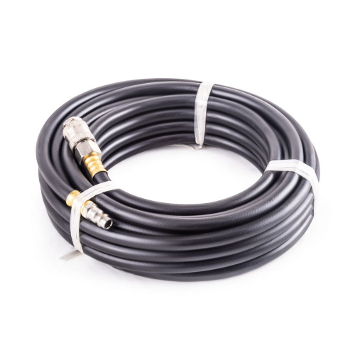 Резиновый маслостойкий воздушный шланг с фитингами Rapid, 20 бар, 12х6 мм, 10 м. AERO по ценам производителя в Санкт-Петербурге с доставкой по всей России