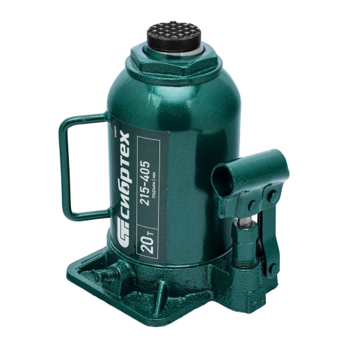 Домкрат гидравлический бутылочный, 20 т, 215-405 мм Сибртех по ценам производителя в Санкт-Петербурге с доставкой по всей России