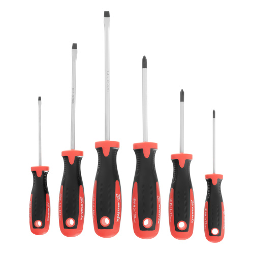 Набор отверток, сталь S2, двухкомпонентные рукоятки, 6 шт Matrix Professional купить в Москве с доставкой по всей России | ProtosMarket.ru