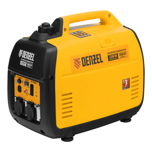 Генератор инверторный GT-2200iS, 2.2 кВт, 230 В, бак 4 л, закрытый корпус, ручной старт Denzel по ценам производителя в Санкт-Петербурге с доставкой по всей России