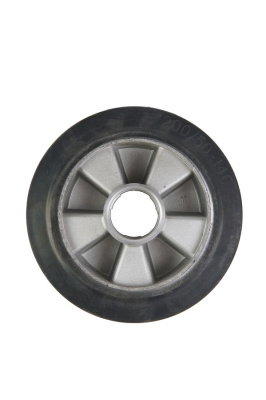 Колесо резиновое 200х50 мм без подшипника для тележек гидравлических BF/WB/RHP купить в Москве с доставкой по всей России | ProtosMarket.ru