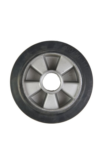 Колесо резиновое 200х50 мм без подшипника для тележек гидравлических BF/WB/RHP по ценам производителя в Санкт-Петербурге с доставкой по всей России