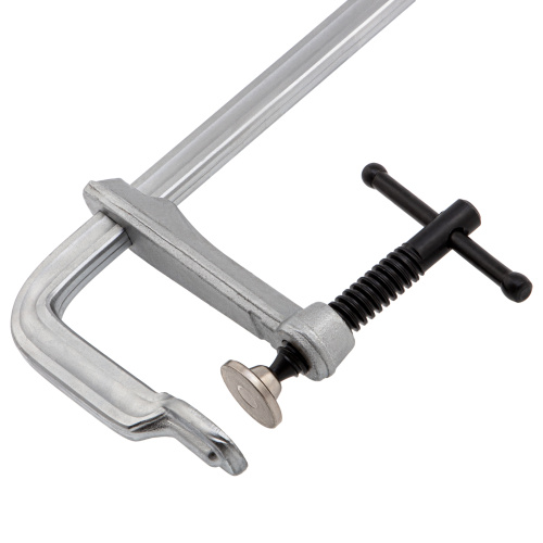 Струбцина F-образная, 120x300мм, кованая Denzel купить в Москве с доставкой по всей России | ProtosMarket.ru