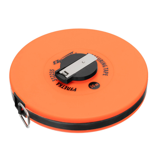 Рулетка геодезическая, 30 м х 12,5 мм, лента ПВХ, закрытый круглый корпус Sparta по ценам производителя в Санкт-Петербурге с доставкой по всей России