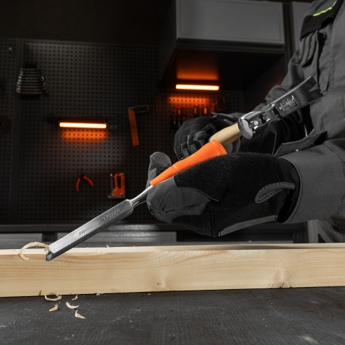 Набор стамесок 4 шт, 6-12-18-24 мм, плоские, пластиковые ударные рукоятки Sparta купить в Москве с доставкой по всей России | ProtosMarket.ru