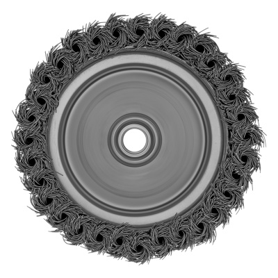 Щетка для УШМ Heavy Duty, 125 мм, М14, "чашка", крученая проволока 0.5 мм Matrix по ценам производителя в Санкт-Петербурге с доставкой по всей России