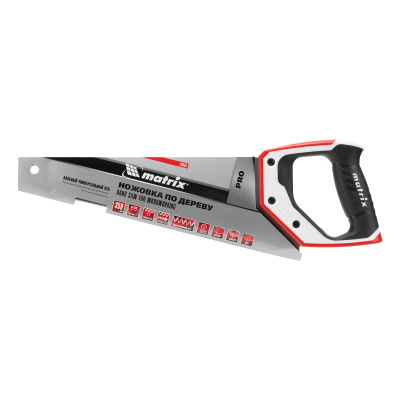 Ножовка по дереву для точных пильных работ, 350 мм, каленый зуб 3D, 14 TPI, трехкомпонентная рукоятка, Pro Matrix купить в Москве с доставкой по всей России | ProtosMarket.ru