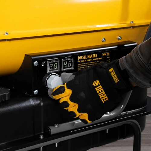 Дизельная тепловая пушка NHG-20i, 20 кВт, 600 м3/ч, непрямой нагрев, цифровой термостат Denzel по ценам производителя в Санкт-Петербурге с доставкой по всей России