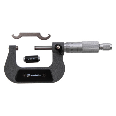Микрометр механический,25-50 мм Matrix купить в Москве с доставкой по всей России | ProtosMarket.ru