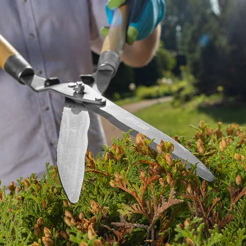 Кусторез, 520 мм, волнистые лезвия, деревянные рукоятки, Palisad купить в Москве с доставкой по всей России | ProtosMarket.ru