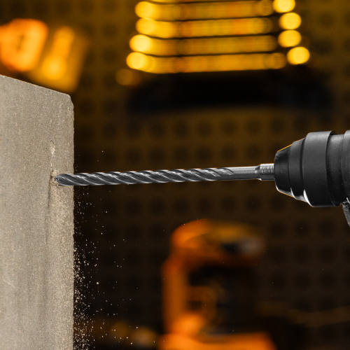 Бур по бетону, цельная крестовая пластина, 10x215 мм, SDS PLUS Denzel по ценам производителя в Санкт-Петербурге с доставкой по всей России