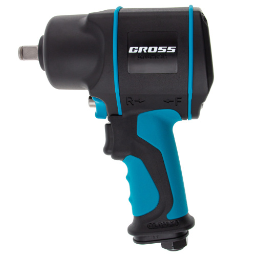 Гайковерт пневматический ударный G1285, 1/2, Twin Hammer, 1220Нм, 6500 об/мин, композитный Gross купить в Москве с доставкой по всей России | ProtosMarket.ru