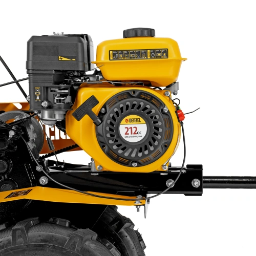 Мотоблок DPT-270S, 7 л.с., ремен.сцеп, фрез 3х4, ШОМ, передачи 2В/1Н Denzel по ценам производителя в Санкт-Петербурге с доставкой по всей России