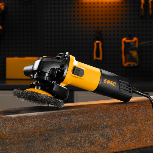 Машина шлифовальная угловая AG125-1100, 1100 Вт, 125 мм, 3000-11000 об/мин Denzel купить в Москве с доставкой по всей России | ProtosMarket.ru