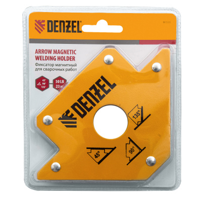 Фиксатор магнитный для сварочных работ, усилие 50 Lb Denzel по ценам производителя в Санкт-Петербурге с доставкой по всей России