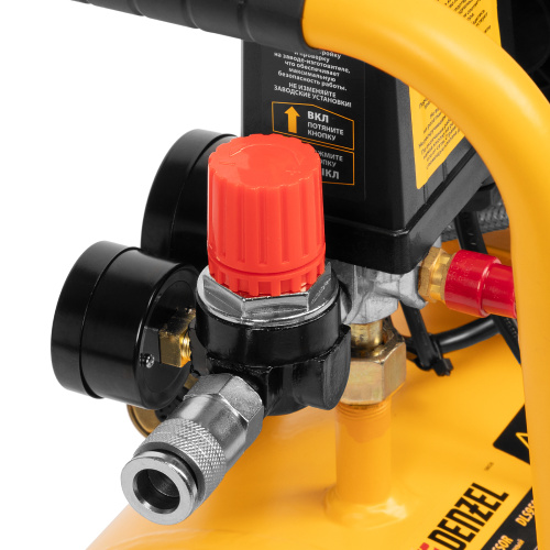 Компрессор DLS950/24 безмаслянный малошумный 950 Вт, 165 л/мин, ресивер 24 л Denzel по ценам производителя в Санкт-Петербурге с доставкой по всей России