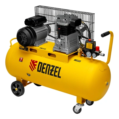 Компрессор воздушный BCI2300/100, ременный привод, 2.3 кВт, 100 литров, 400 л/мин Denzel по ценам производителя в Санкт-Петербурге с доставкой по всей России