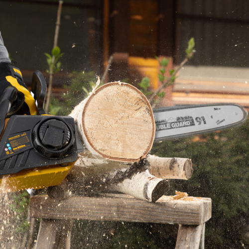 Цепная пила аккумуляторная бесщеточная RCS400-36, Li-ion, 36 В, 4 Ач, шина 400 мм Denzel купить в Москве с доставкой по всей России | ProtosMarket.ru