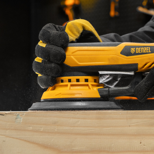 Машина шлифовальная орбитальная бесщет OS-150-BL, 350 Вт, 4000-10000 об/мин Denzel по ценам производителя в Санкт-Петербурге с доставкой по всей России