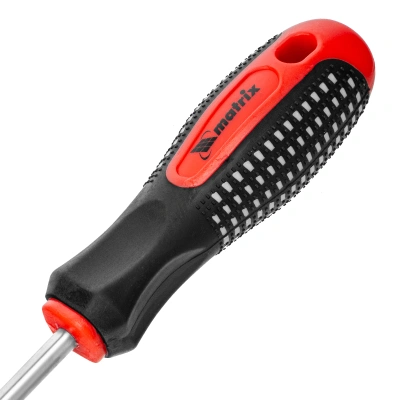 Отвертка Fusion, PZ2 x 100 мм, CrV, трехкомпонентная рукоятка "Anti slip" Matrix по ценам производителя в Санкт-Петербурге с доставкой по всей России