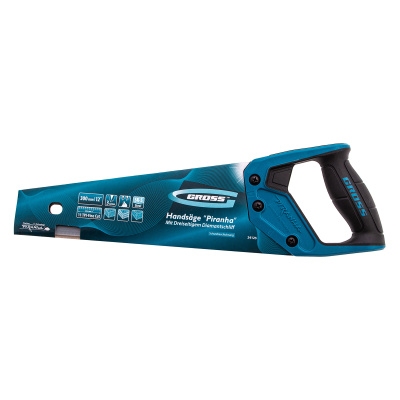 Ножовка по дереву "PIRANHA", 300 мм, 11 TPI, 3D-зуб, тефлоновое покрытие полотна, двухкомпонентная рукоятка Gross купить в Москве с доставкой по всей России | ProtosMarket.ru