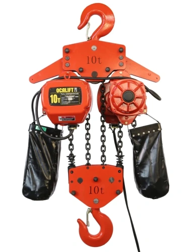 10т 3м таль цепная ТЭЦ OCALIFT 10-04S 380в стационарная на крюке по ценам производителя в Санкт-Петербурге с доставкой по всей России