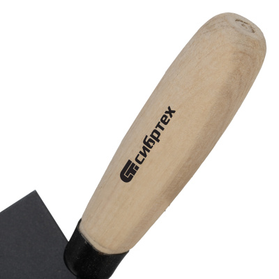 Кельма угловая, 110 х 75 х 75 мм, стальная, для внутренних углов, буковая ручка Сибртех купить в Москве с доставкой по всей России | ProtosMarket.ru