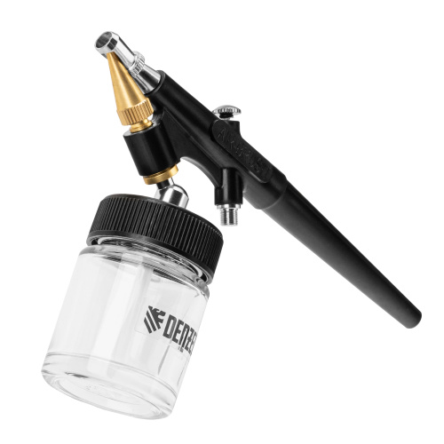 Аэрограф с нижним бачком AB2, 0,8 мм, 22 мл, 11 л/мин Denzel по ценам производителя в Санкт-Петербурге с доставкой по всей России