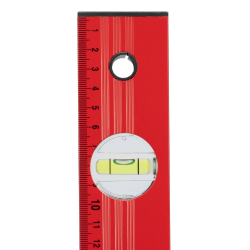 Уровень алюминиевый, 1500 мм, 3 глазка, красный, линейка Matrix по ценам производителя в Санкт-Петербурге с доставкой по всей России