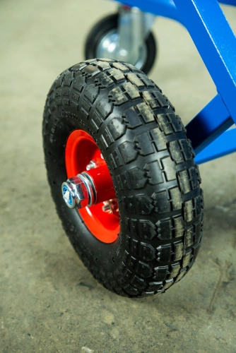 Тележка для газовых баллонов TOR ГБ-2, 2 баллона (250 пневмо колеса + 160 поворотное) по ценам производителя в Санкт-Петербурге с доставкой по всей России