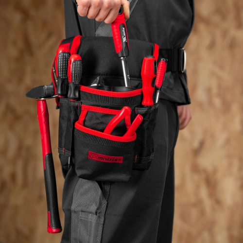 Сумка-пояс двойная, 20 карманов, держатель для молотка Matrix купить в Москве с доставкой по всей России | ProtosMarket.ru