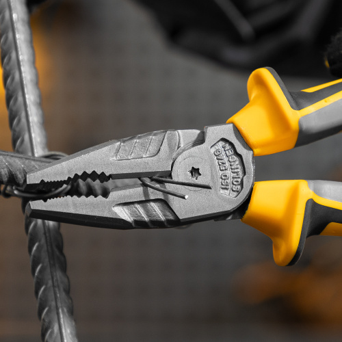 Плоскогубцы комбинированные 205 мм, трехкомпонентные рукоятки Denzel купить в Москве с доставкой по всей России | ProtosMarket.ru