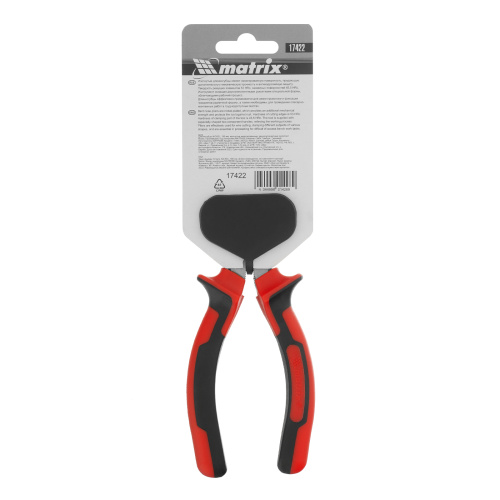 Длинногубцы изогнутые Nickel, 180 мм, никелированные, двухкомпонентные рукоятки Matrix купить в Москве с доставкой по всей России | ProtosMarket.ru