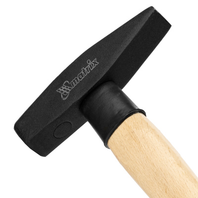 Молоток слесарный, 300 г, квадратный боек, деревянная рукоятка Matrix купить в Москве с доставкой по всей России | ProtosMarket.ru