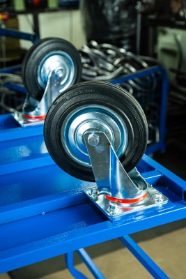 Тележка платформенная TOR ТП-Д (700х1200) с двумя ручками (колеса 200) по ценам производителя в Санкт-Петербурге с доставкой по всей России