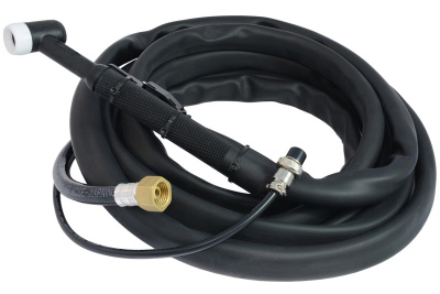 Горелка сварочная TIG  с газовым охлаждением WP-17 (2-pin, 4м) / Torch for TIG welding купить в Москве с доставкой по всей России | ProtosMarket.ru