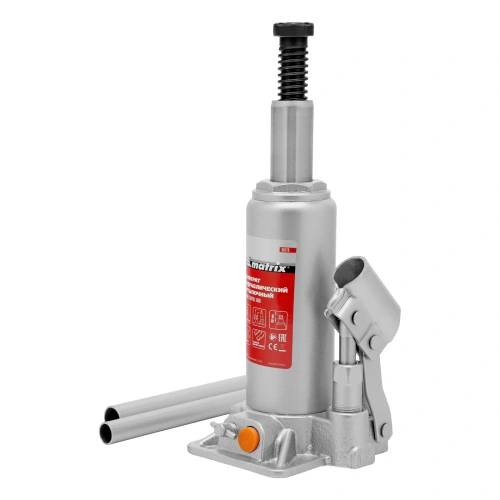 Домкрат гидравлический бутылочный, 4 т, h подъема 194-372 мм, в пластиковом кейсе Matrix по ценам производителя в Санкт-Петербурге с доставкой по всей России