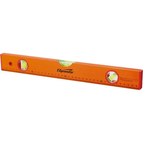 Уровень алюминиевый, 1800 мм, 3 глазка, желтый, линейка Sparta по ценам производителя в Санкт-Петербурге с доставкой по всей России