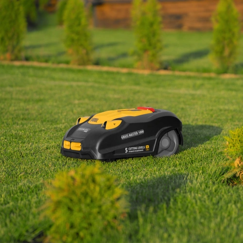 Робот-газонокосилка Grass Master 1000  1000м², 3Ач, 28V, LCD дисплей, Wi-Fi Denzel по ценам производителя в Санкт-Петербурге с доставкой по всей России