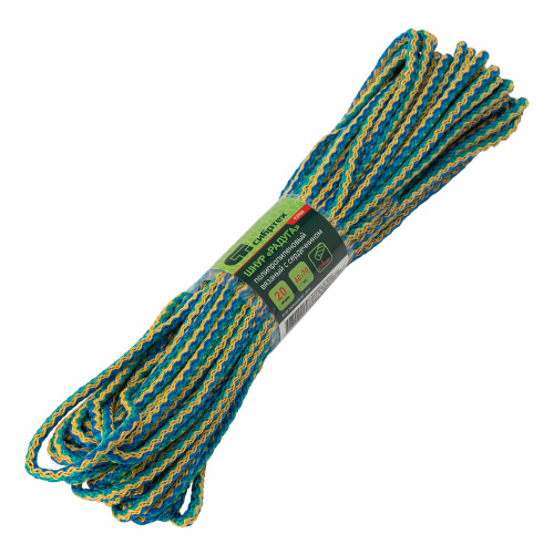 Шнур вязаный полипропиленовый с серд."Радуга", 4 мм, L 20 м, Сибртех по ценам производителя в Санкт-Петербурге с доставкой по всей России