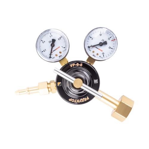 Редуктор УР-6-5 (углекислотный, 2 манометра, ЛАТУНЬ) купить в Москве с доставкой по всей России | ProtosMarket.ru