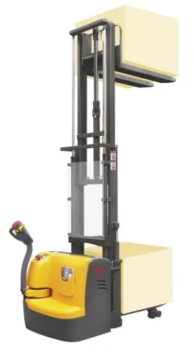 Штабелер самоходный 1,5 т 2,5 м XILIN CDDR15S двухуровневый (сопровождаемый) 24/240 В/Ач по ценам производителя в Санкт-Петербурге с доставкой по всей России